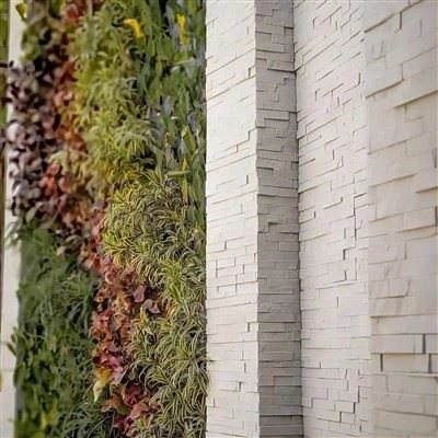 Kết cấu ốp đá ngoại thất 35 mảnh